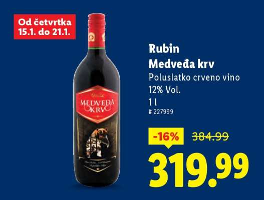 Rubin Medveđa krv
