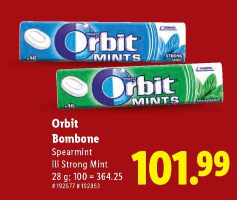 ORBIT BOMBONE