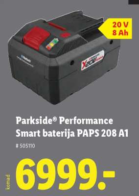 Parkside® Performance Smart baterija PAPS 208 A1