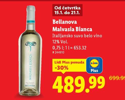 BELLANOVA Malvasia Bianca