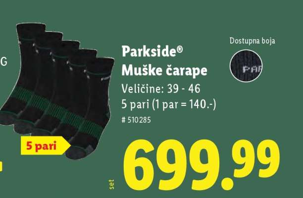 Parkside Muške čarape