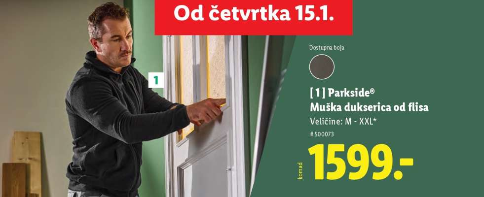 Parkside® Muška dukserica od flisa