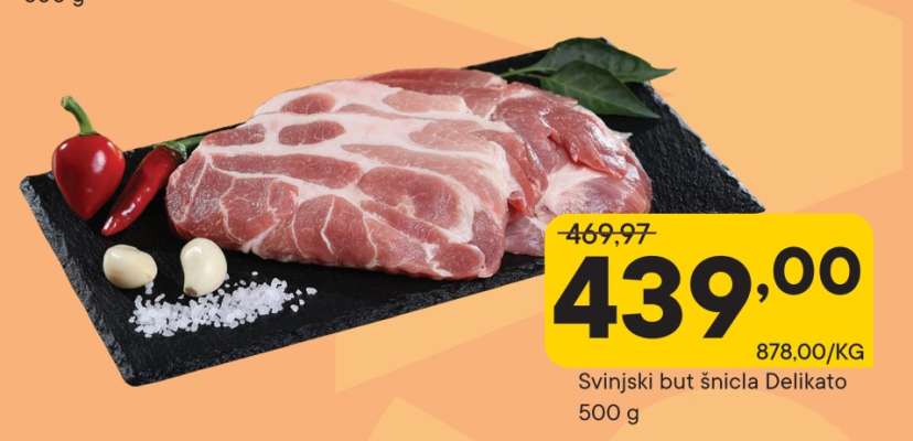 Svinjski but šnicla Delikato