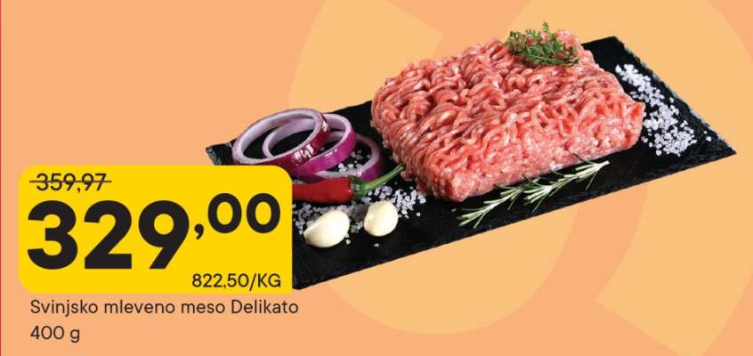 Svinjsko mleveno meso Delikato