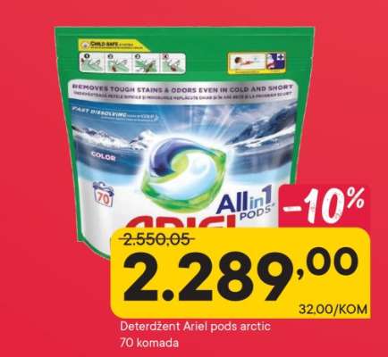 Deterdžent Ariel pods arctic