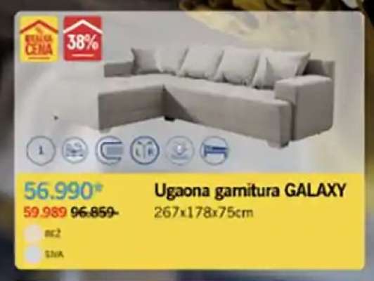 Ugaona garnitura GALAXY