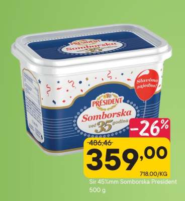 SIR 45%MM SOMBORSKA PRESIDENT