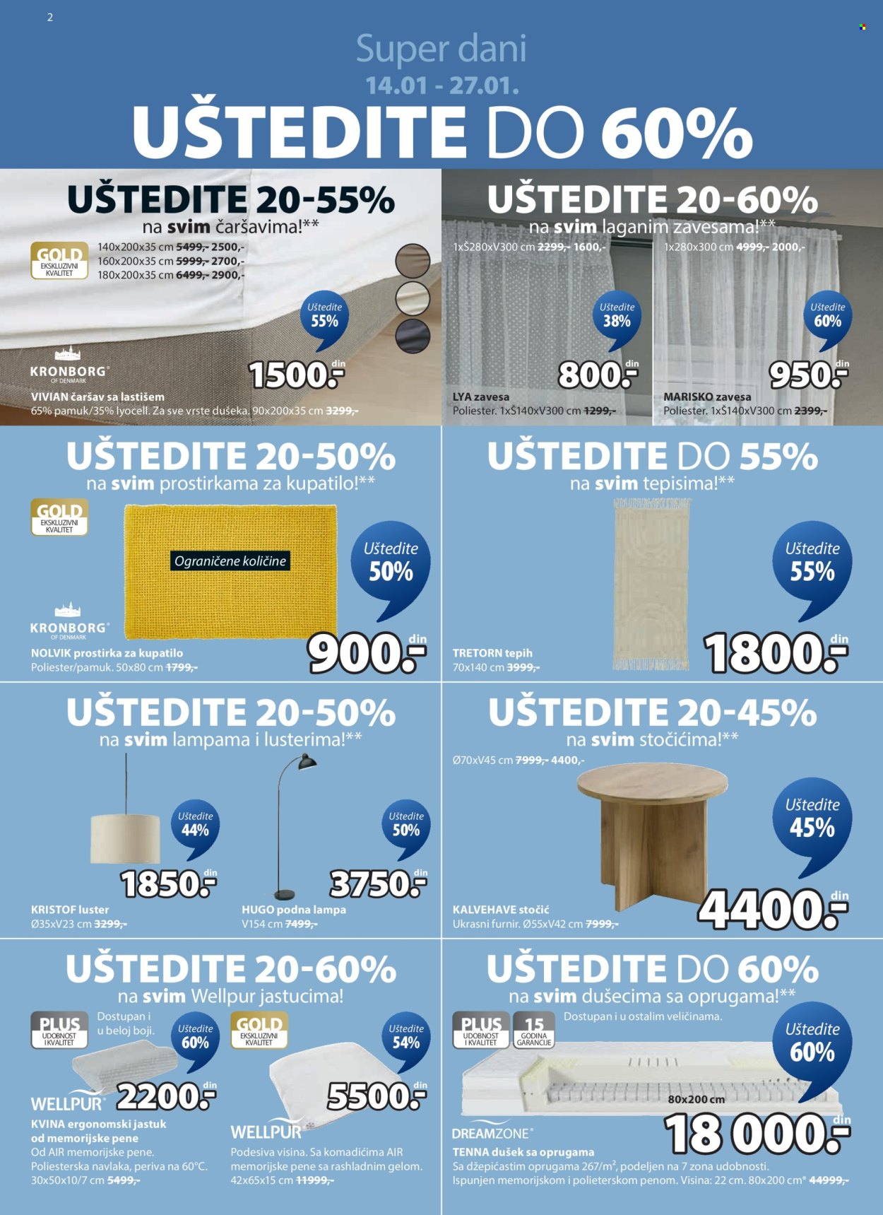 JYSK katalog - 14.01.2026 - 27.01.2026. Stranica 3