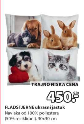 FLADSTJERNE UKRASNI JASTUK