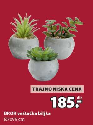 BROR VEŠTAČKA BILJKA