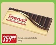 Menaž posna čokolada