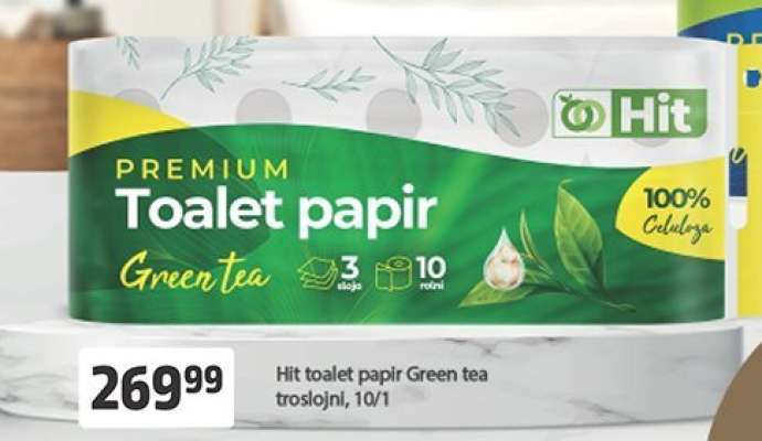 Hit toalet papir Green tea