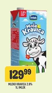 Mleko Kravica 2.8% 1L Imlek