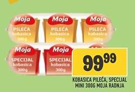 Kobasica Pileća, Specijal Mini 300g Moja Radnja