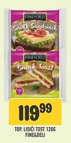 TOP. Lisičí Tost 120g FINE&DELI