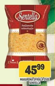 Makarona Spirala 350g Sentella