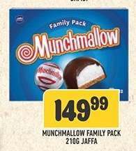 Munchmallow Family Pack 210g Jaffa
