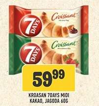 Kroasan 7Days Midi Kakao, Jagoda 60g