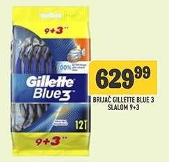 Brijač Gillette Blue 3 Slalom 9+3