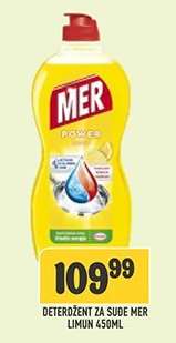 Deterdžent za suđe Mer Limun 450ml