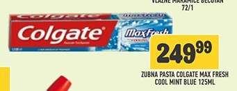 Zubna pasta Colgate Max Fresh Cool Mint Blue 125ml