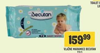 Vlažne maramice Becutan