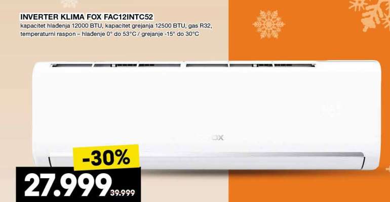 INVERTER KLIMA FOX FAC12INTC52