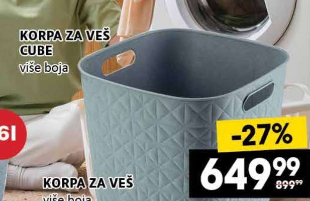 KORPA ZA VEŠ CUBE