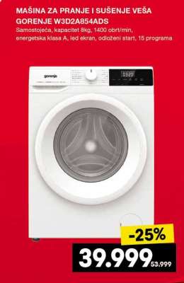 GORENJE W3D2A854ADS