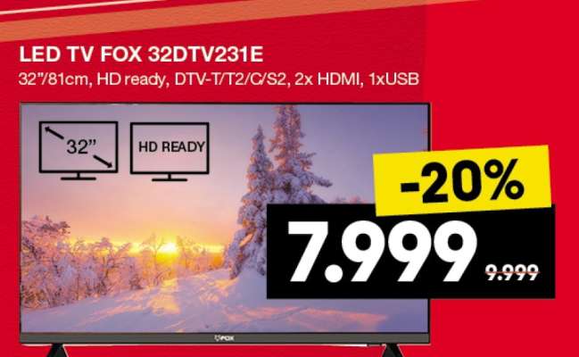 LED TV FOX 32DTV231E