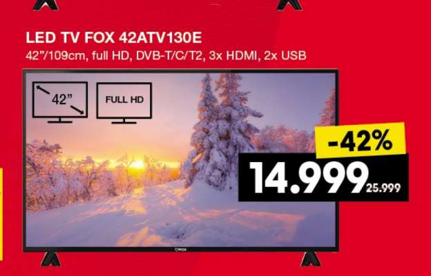 LED TV Fox 42ATV130E