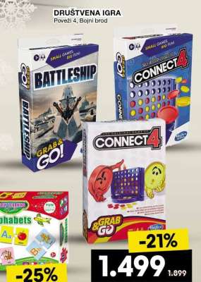 DRUŠTVENA IGRA Poveži 4, Bojni brod