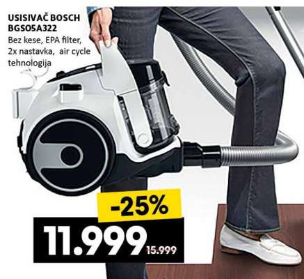 USISIVAČ BOSCH BGS05A322