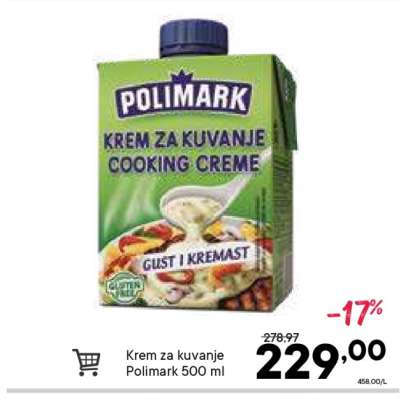 Krem za kuvanje Polimark 500 ml