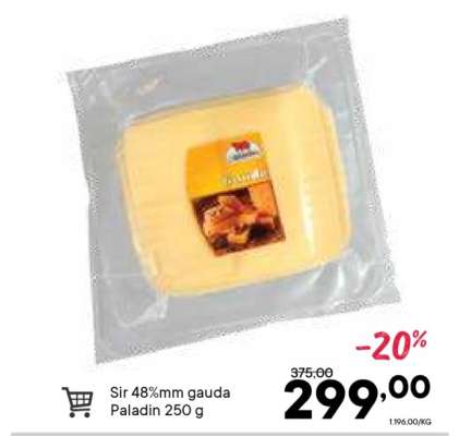 Sir 48%mm gauda Paladin 250 g