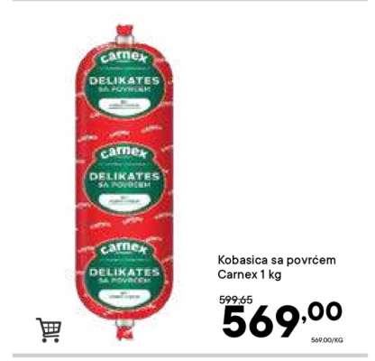 Kobasica sa povrćem Carnex 1 kg