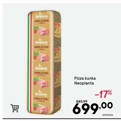 Pizza šunka Neoplanta