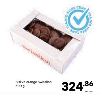 Biskvit orange Swisslion