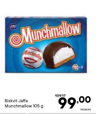 Biskvit Jaffa Munchmallow 105 g
