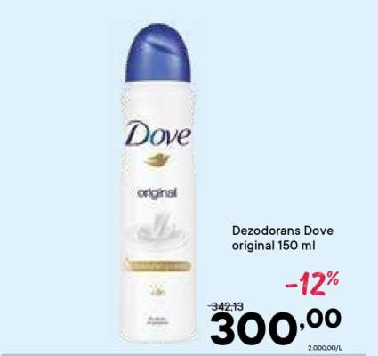 Dezodorans Dove original 150 ml