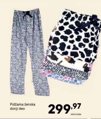 Pidžama ženska donji deo