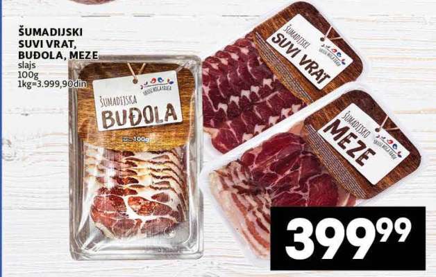 ŠUMADIJSKI SUVI VRAT, BUDOLA, MEZE