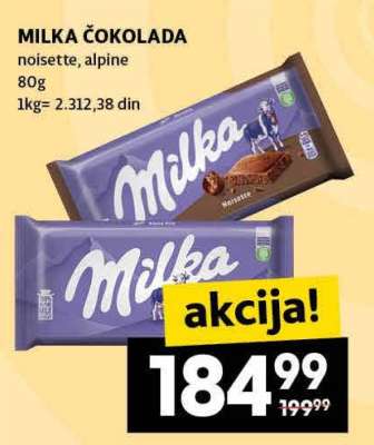 MILKA ČOKOLADA