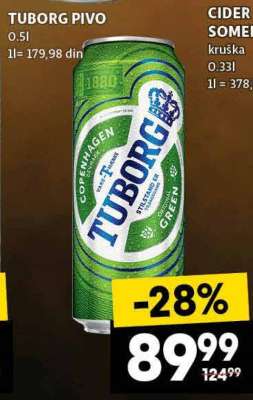 Tuborg pivo