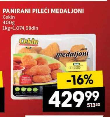 PANIRANI PILEĆI MEDALJONI