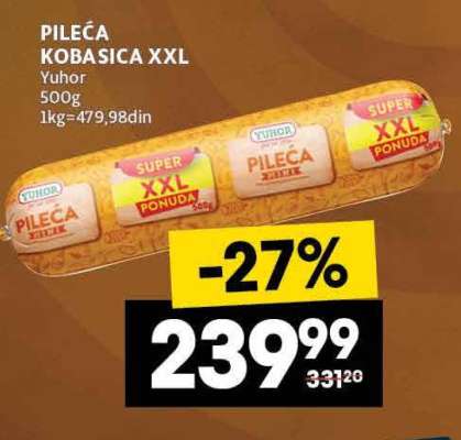 PILEĆA KOBASICA XXL