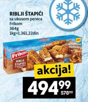 RIBLJI ŠTAPIĆI sa ukusom pereca