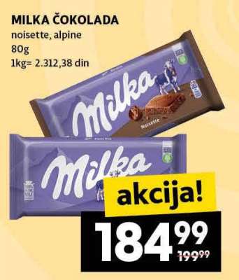 MILKA ČOKOLADA