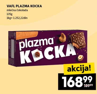 Vafl Plazma kocka
