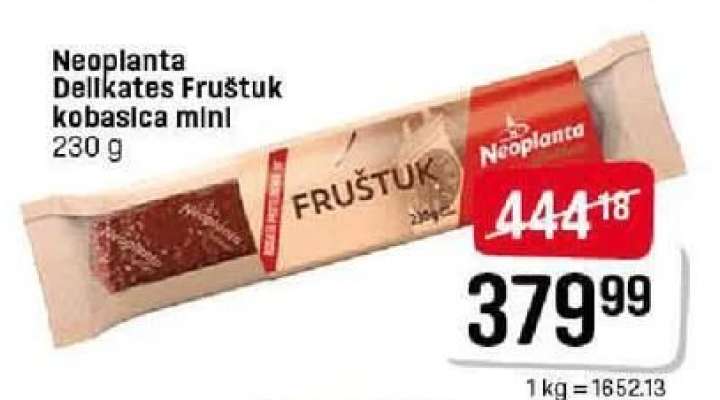 Neoplanta Delikates Fruštuk kobasica mini